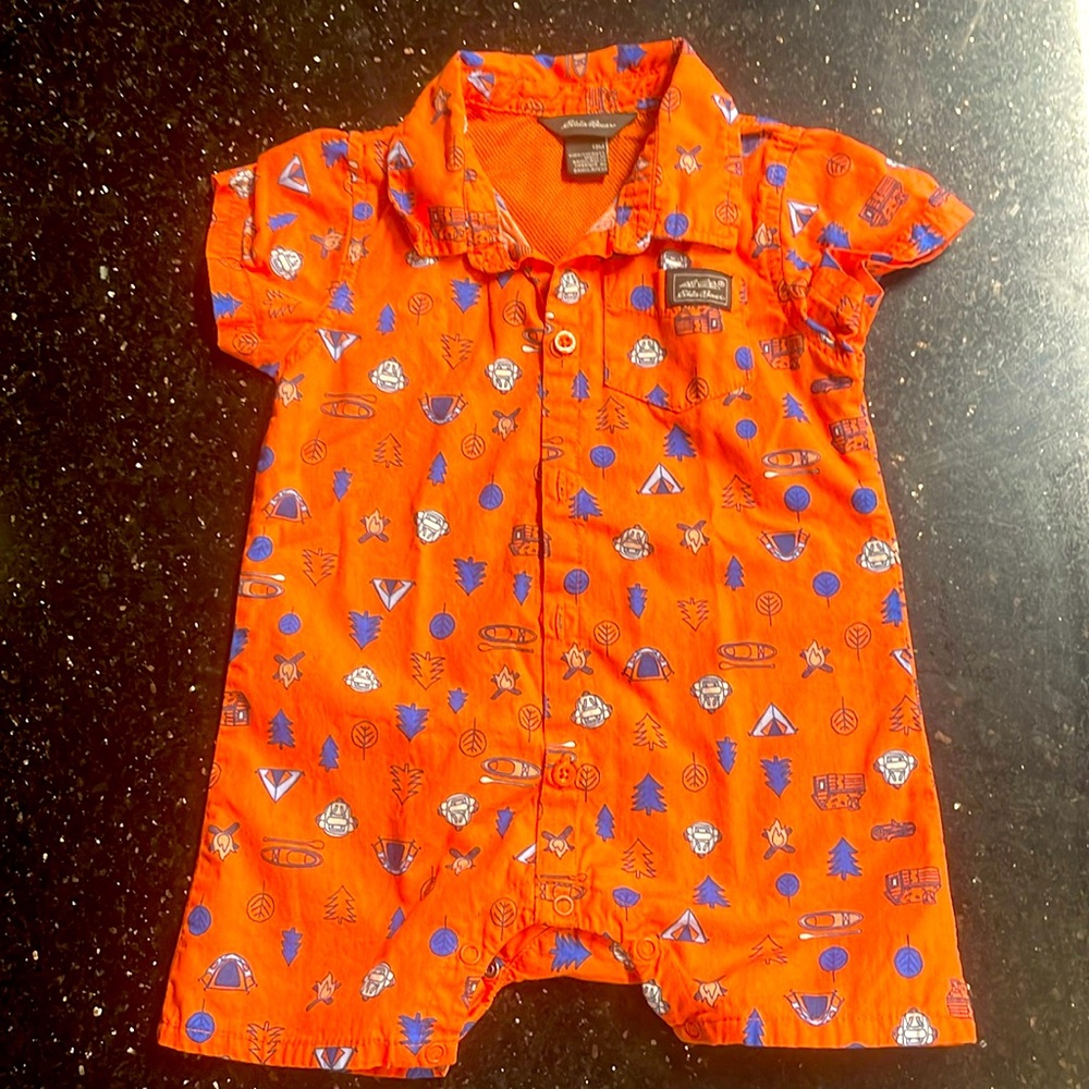 Eddie Bauer cotton romper.
